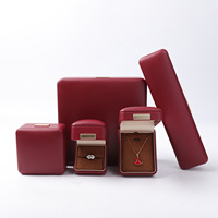 Boîte à bijoux rectangulaire en cuir PU à coins arrondis, étiquette dorée, personnalisable en usine, pour accessoires, bagues, boucles d'oreilles, bracelets, emballage