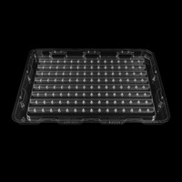 Barquettes en PET transparentes personnalisées pour l'emballage moulé de composants électroniques et de pièces industrielles
