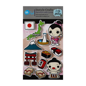 สติกเกอร์3D สำหรับเด็กแบบใช้ซ้ำได้ลายการ์ตูนสติกเกอร์ DIY กันน้ำของเล่นเด็ก - Product Image 4