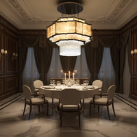 Lustre de luxe moderne pour hall d'hôtel, villa, lampe classique en cristal, grand luminaire suspendu pour intérieur, salon, restaurant