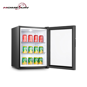 <span class=keywords><strong>Mini</strong></span> réfrigérateur à fenêtre transparente 65l, réfrigérateur de luxe à courant continu, réfrigérateur à compression - Product Image 4