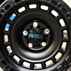 ล้อแม็กนีเซียมฟอร์จ KBKB สีดำ สำหรับรถขับเคลื่อน 4 ล้อ  ขอบล้อแบบ Beadlock  ขนาดสั่งทำพิเศษ - Product Image 3