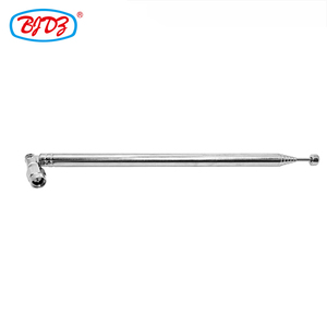 Factory Radio Rod <strong>Antenna</strong> Telescopic <strong>Antenna</strong> SMA Male Connector Radio Whip Folding <strong>Antenna</strong> for TV AM <strong>FM</strong> Radio Stereo Receiver - Product Image 2