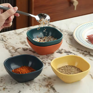 Ciotola per Salse in Paglia di Grano per Uso Domestico, per Salsa di Soia, Aceto e Condimenti Giapponesi, Stoviglie per <span class=keywords><strong>Bambini</strong></span> - Product Image 1