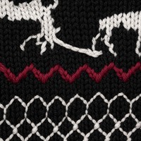 Cardigan en tricot épais nordique à col rond et manches longues pour femme, motif Fair Isle multicolore avec rennes, en acrylique, personnalisable avec LOGO, idéal pour l'automne et l'hiver