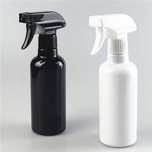 Bouteilles pulvérisatrices en plastique PET de 100 ml, 200 ml, 250 ml, 500 ml, blanches, noires, ambrées, pour toner cosmétique, parfum, avec logo personnalisé - Product Image 1