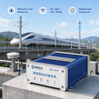 Récepteur GNSS multifréquence de surveillance à niveau millimétrique, indice IP68, température de fonctionnement de -40 à 75°C, pour la détection de déformations de barrages et de ponts