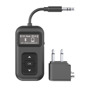 2-in-1 Wireless Transmitter Receiver <b>with</b> <b>Bluetooth</b> 6.0 OLED Display for Car,<b>TV</b> Audio,Headphones,Speakers,Projector. - Product Image 1