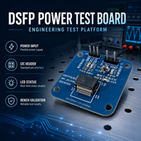 Carte de test de module optique DSFP avec interface de communication I2C pour l'intégration et le couplage des systèmes de réseaux d'entreprise