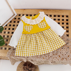 Vente directe d'usine Nouvelle robe de costume pour filles Style occidental d'été Petite fille <span class=keywords><strong>Jupe</strong></span> plissée <span class=keywords><strong>blanche</strong></span> Robe preppy pour enfants - Product Image 3