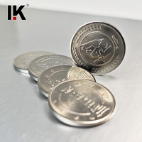 Jetons de jeu d'arcade miniatures en acier personnalisés en gros pour distributeurs automatiques à monnayeur et utilisation par plusieurs personnes