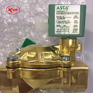 Katup Solenoid ASCO 24VDC <span class=keywords><strong>2</strong></span>/<span class=keywords><strong>2</strong></span> NC Berbahan Kuningan SCE238D009 yang Dioperasikan dengan Pilot - Product Image 5