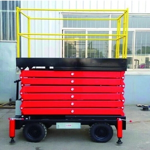 Elevador de Tijera Móvil para Construcción (Altura Máxima 4m) con Cable, Nuevo Equipo de Elevación Metálico - Product Image 5