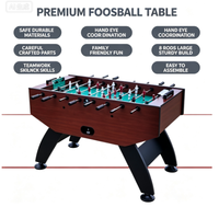 Table de baby-foot professionnelle de 55 pouces, jeu de football d'intérieur, construction en MDF