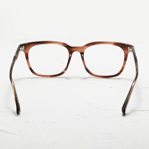 Montures de lunettes rectangulaires à monture complète, couleur unie, anti-UV, pour hommes adultes, correction de la vue - Product Image 2