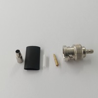 Connecteur BNC à sertir coaxial 75ohm pour câble RG179