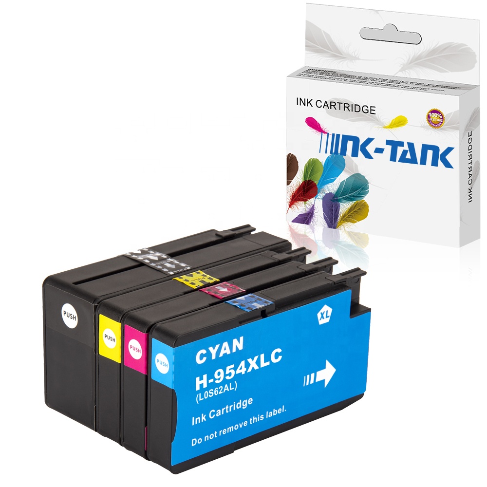 INK-TANK 954XL 958XL 954 958 XL премиум цвета совместимый картридж с чернилами для HP954 для HP958 для струйного принтера HP OfficeJet 7720 7740 принтеры