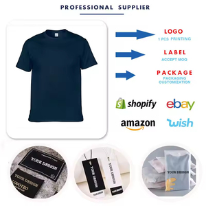 T-shirt d'été en coton <span class=keywords><strong>l</strong></span>éger pour hommes 190g T-shirt blanc surdimensionné Impression bouffante personnalisée Col montant T-shirts coupe carrée - Product Image 5