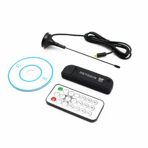 迷你智能数字USB 2.0 DVB-T SDR + DAB + 调频电视调谐器收音机接收加密狗调频