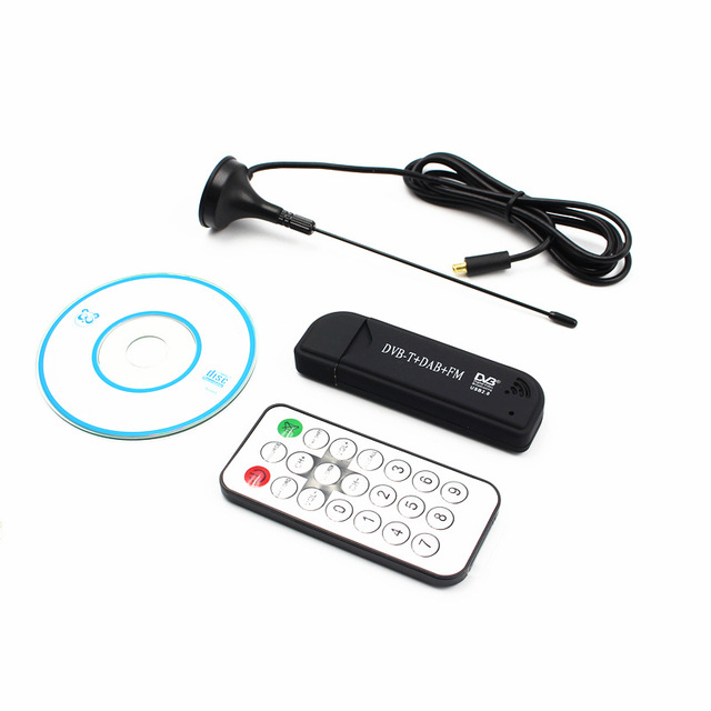 Mini Smart Digital USB 2.0 DVB-T SDR+DAB+FM TV Tuner Radio Receive  Dongle Fm