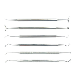 Pulidor dental Star Teeth de acero inoxidable, manual, de una o dos cabezas, para herramientas de relleno y modelado - Product Image 4