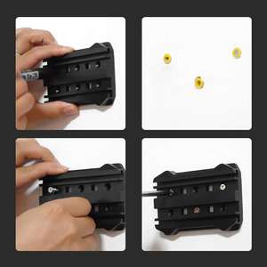 Estante de bicicleta de aleación y acero, montaje en pared para garaje, hebilla de estacionamiento para bicicleta, colgador de bicicleta para cobertizo interior para bicicleta de carretera, aplicación al aire libre - Product Image 2