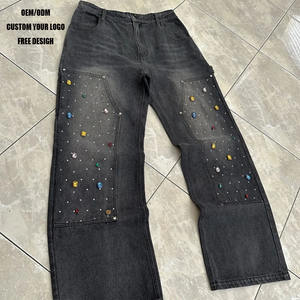 กางเกงทำงานลายพรางทรงแบ็กกี้กางเกงทำงานทรงตรงตัดกลางขากว้างพิมพ์ลายดิจิทัลต้นไม้สำหรับฤดูร้อนออกแบบได้ตามที่ต้องการ - Product Image 6