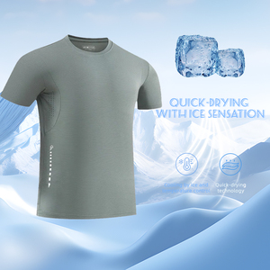 Nhanh Chóng Làm Khô 250 GSM 100% Polyester Lưới Vải Mùa Hè Thể Thao Bán Buôn Trống Đồng Bằng Biểu Tượng Tùy Chỉnh Người Đàn Ông Của T-Shirt Thể Thao Áo Sơ Mi - Product Image 1