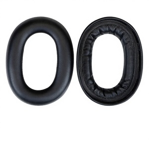 Almohadillas de Repuesto para Auriculares Jabra Evolve2 85 Gen2, Cojín de Cuero Proteico, Esponja Suave, Fundas para Auriculares Over-Ear, Color Negro - Product Image 3