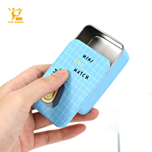 Tinsmaker Bán Buôn Tùy Chỉnh In Trượt Nắp Hộp Thiếc OEM & Odm Cấp Thực Phẩm Bạc Hà Kẹo Tinplate Trượt Top Hình Chữ Nhật Hộp Thiếc - Product Image 3