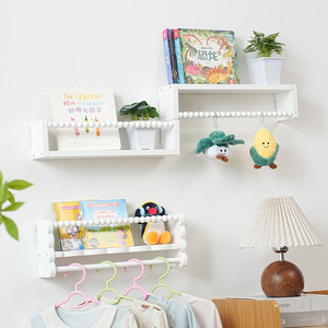 Étagère murale en bois pour enfants, 3 niveaux, pour chambre d'enfant, avec étagère de rangement pour jouets et plantes - Product Image 2
