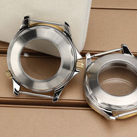 Boîtier de montre de plongée en acier inoxydable 41 mm avec verre saphir pour mouvements Seiko NH34 NH35 NH36 NH38 - Pièces détachées pour fabricants de montres