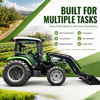 Tractor 4x4 LAWNIO con Múltiples Configuraciones y Accesorios Disponibles, Motor de 4 Cilindros con Alto Torque para Labranza