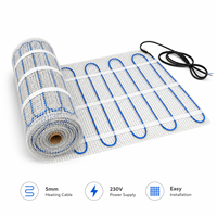 Fabricant de tapis chauffants électriques sous carrelage, tension, longueur, logo et thermostat personnalisables