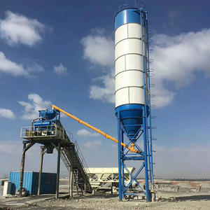 HZT75 station de mélange de béton à sec entièrement automatique mobile 75m3/h centrale à béton pour la construction - Product Image 3