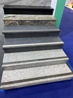 Carreaux de granit antidérapants pour marches d'escalier extérieures, épaisseur 2 cm