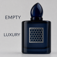Flacon de parfum en verre rouge vide personnalisé avec bouchon rond noir, flacon atomiseur rechargeable en gros 30 ml, emballage en vrac