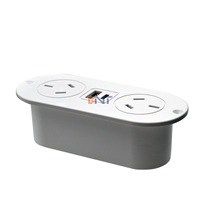 Prise de courant intégrée 5V 2.1A pour bureau/canapé, norme australienne, avec ports USB A+C pour hôtel/bar/salle de réunion/canapé