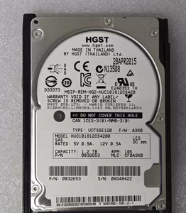 02351KBT 02350CDU 02350CDV 1.2T 10K SAS Hard <b>Drive</b> - Product Image 3