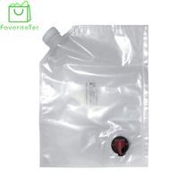 Sacs d'emballage en aluminium FavoriteTec pour vin et jus, avec fonction de sécurité, impression en héliogravure, boîte couleur CMYK, pochettes 3L/5L/10L/15L/20LB
