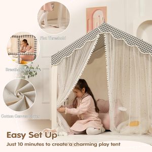 <span class=keywords><strong>Belle</strong></span> maison <span class=keywords><strong>de</strong></span> jeu Portable pliable tente <span class=keywords><strong>de</strong></span> jeu <span class=keywords><strong>château</strong></span> <span class=keywords><strong>de</strong></span> princesse tente pour enfants jouet <span class=keywords><strong>de</strong></span> jeu d'intérieur pour filles garçons - Product Image 4