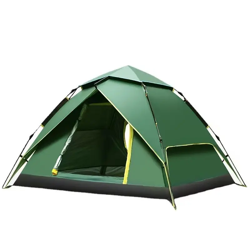 Pop up spor güneş barınakları çadır kamp çadırı 2-4 kişi özel kamp iki kapı