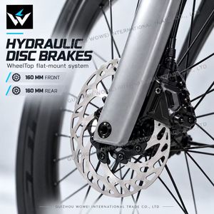 Bicicleta de Triatlón TWITTER T3 de Fibra de Carbono Aero, 24 Velocidades, Ruedas de 3 Radios con Frenos de Disco Hidráulicos, Manillar TT, Estilo Kona - Product Image 4