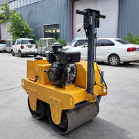 Compacteur vibrant mini puissant de 5,5 ch, moteur diesel Changchai, pour le compactage de sable, gravier et travaux municipaux.