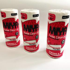 กระดาษเช็ดมือในครัวเยื่อไม้ไผ่ลายนูนม้วนใหญ่เป็นมิตรต่อสิ่งแวดล้อม - Product Image 4