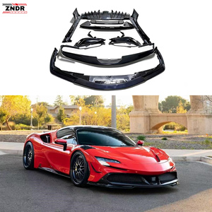 ชุดแต่งรอบคันสำหรับ SF90 Stradale รุ่นที่ 1 ปี 2019- ชุดแต่งใหม่สไตล์ R คาร์บอนไฟเบอร์  ลิ้นหน้า สเกิร์ตข้าง ดิฟฟิวเซอร์ สปอยเลอร์ - Product Image 1