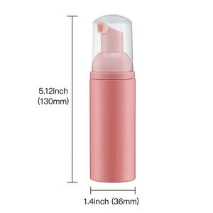 30ml 50ml Leere Schäumende Rosa Goldene Plastik Wimpernshampoo-Flaschen Wimpernverlängerung Seifenschaum <span class=keywords><strong>Pump</strong></span>-Reiniger-Set Schaumflasche - Product Image 2