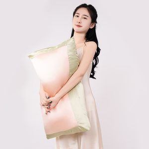 <span class=keywords><strong>Taie</strong></span> <span class=keywords><strong>d</strong></span>'<span class=keywords><strong>oreiller</strong></span> carrée classique en soie 6A 100% naturelle, 30 mm, douce pour la peau, avec bordure contrastante de 5 cm en soie de mûrier 6A - Product Image 3