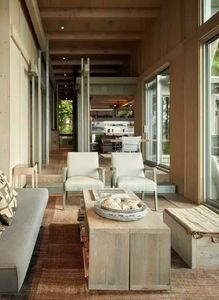 ฟอเรสท์วอเตอร์ฟร้อนท์ดีไซน์บ้านไม้ยกระดับพร้อมผนังกระจกธรรมชาติสำหรับใช้ในการล่าถอย - Product Image 5