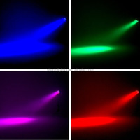 18 projecteurs LED RGB pour scène de fête et éclairage DJ avec contrôle DMX512/activation sonore